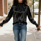 The Satin Scene High Neck Blouse