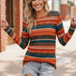 Keep Me Guessing Teal Herringbone Long Sleeve