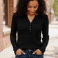 Backwoods Beauty Black Thermal Top