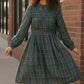 Cedar Lane Plaid Midi Dress