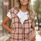 Pretty in Plaid Quilted Puffer Vest