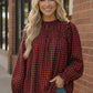 Wildwood Check Red Smock