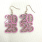 New Year's 2025 Multicolor Dangle Earrings